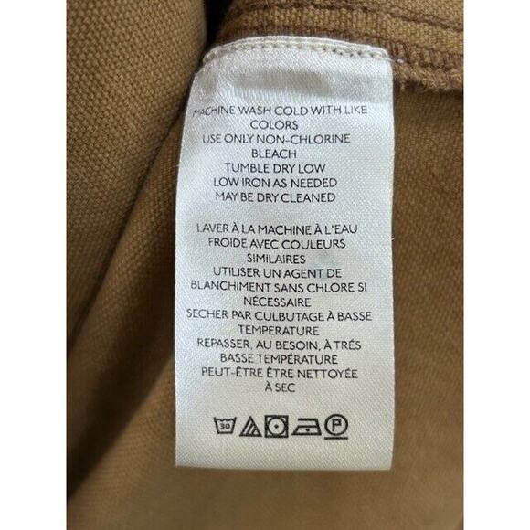 We The Free Viva Surplus Jacket Button Front Long Sleeve Canvas Brown Small NWT - Picture 9 of 11